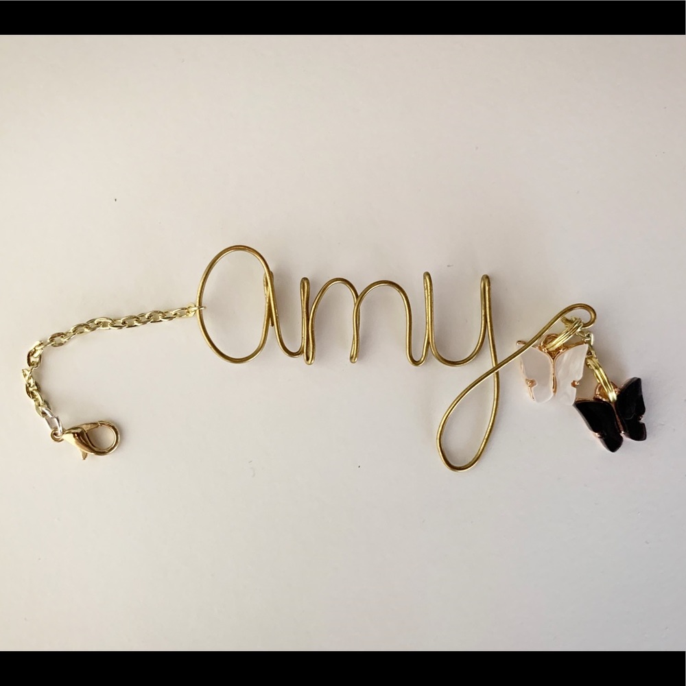 Custom purse charm with a pendant ✨